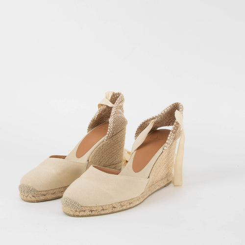 Castaner Ivory Cloth Espadrilles