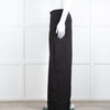 Rohe Black Linen Blend High Waisted Trousers