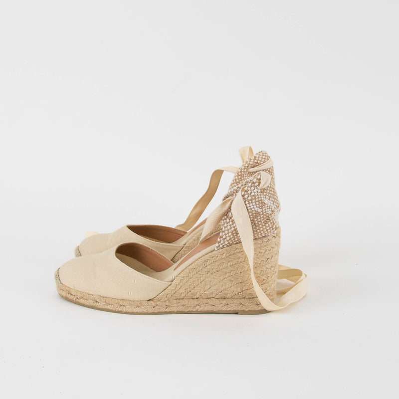 Castaner Ivory Cloth Espadrilles