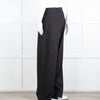 Rohe Black Linen Blend High Waisted Trousers