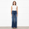 Mother The Hustler Roller Sneak Dark Denim Jean