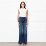 Mother The Hustler Roller Sneak Dark Denim Jean