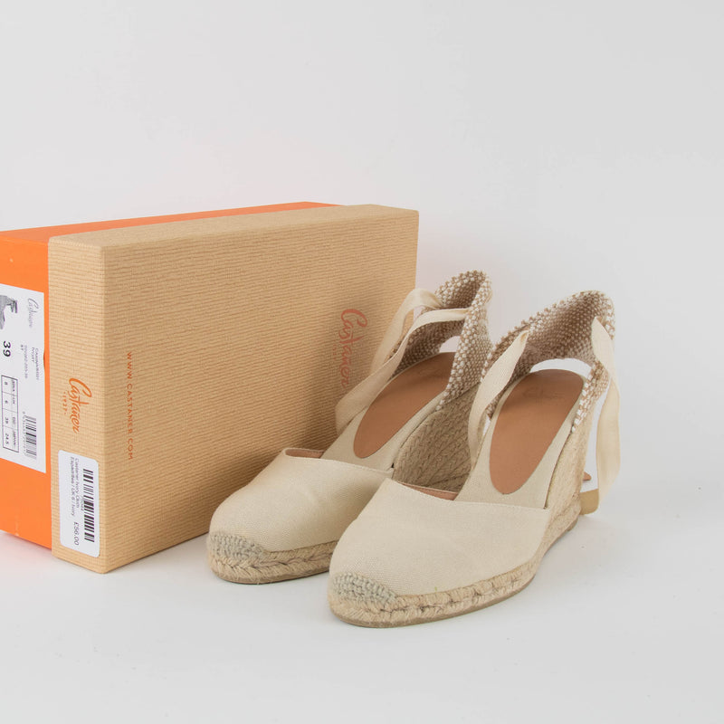 Castaner Ivory Cloth Espadrilles