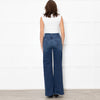 Mother The Hustler Roller Sneak Dark Denim Jean
