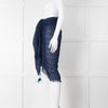 Melissa Odabash Blue Embroidered  Pareo