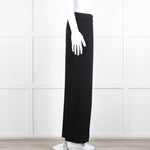 Theory Black Straight Leg Trousers
