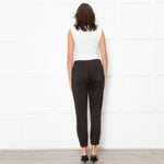 Bella Dahl Brown Drawstring Cargo Trouser