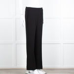 Theory Black Straight Leg Trousers