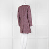 Helen Berman Red, Blue and White Boucle Long Line Jacket