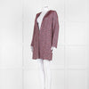 Helen Berman Red, Blue and White Boucle Long Line Jacket