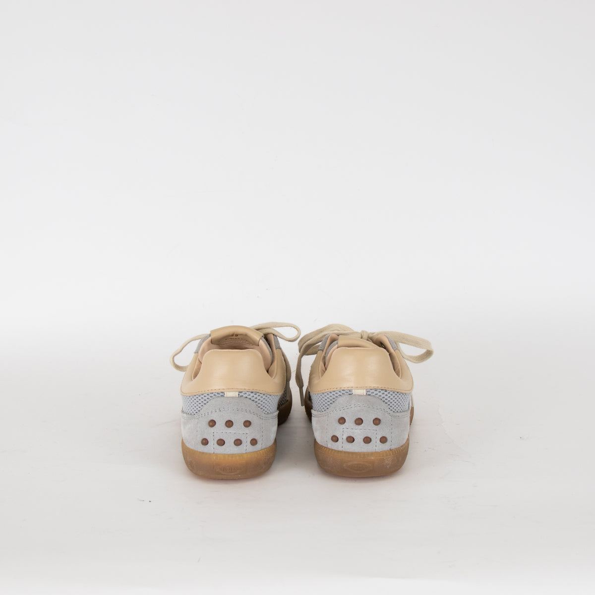 Tod's Dusty Blue Suede Tabs Trainers