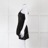 Rebecca Vallance Black Sequin One Shoulder Top