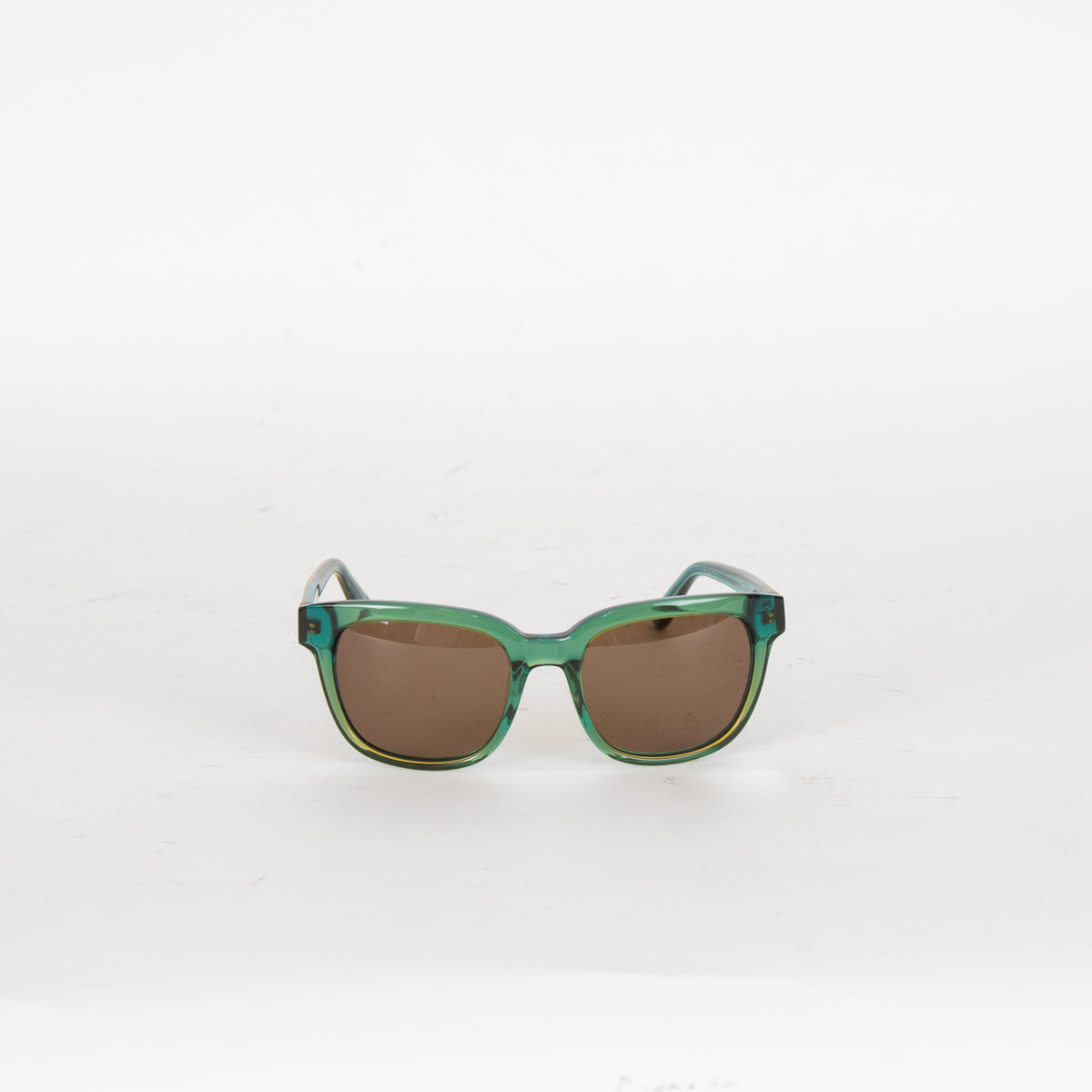 Marc Jacobs Green Iridescent Square Frame Sunglasses