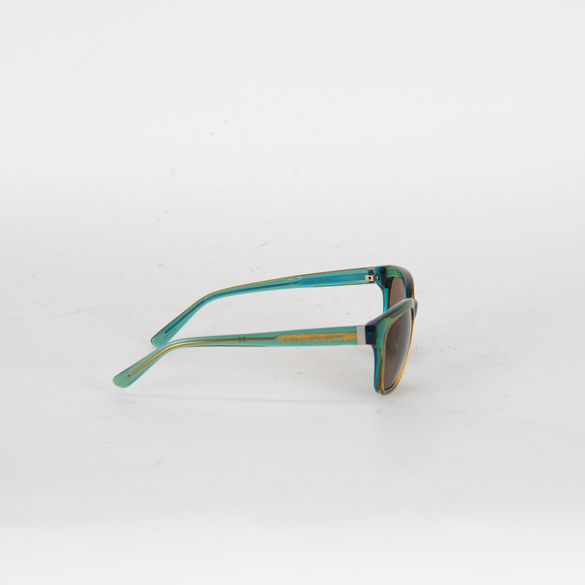 Marc Jacobs Green Iridescent Square Frame Sunglasses