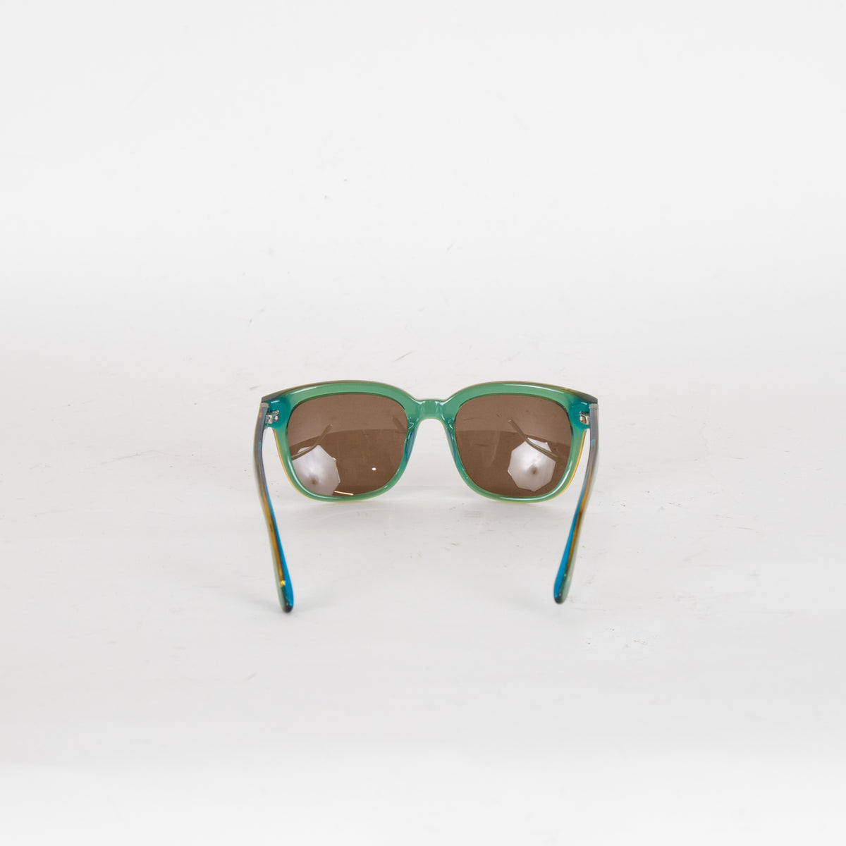 Marc Jacobs Green Iridescent Square Frame Sunglasses