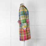 Escada Multi Colour Chunky Weave Coat