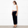 NRBY Blue Velvet Cuffed Joggers
