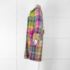 Escada Multi Colour Chunky Weave Coat