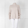 S Max Mara Light Grey Cable Cashmere Blend Sweater