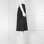 Zimmermann Black Denim A Line Skirt