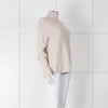 S Max Mara Light Grey Cable Cashmere Blend Sweater