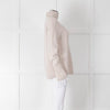 S Max Mara Light Grey Cable Cashmere Blend Sweater