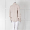 S Max Mara Light Grey Cable Cashmere Blend Sweater