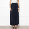 Me + Em Navy Wide Leg Trousers with Satin Side Stripe