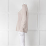 S Max Mara Light Grey Cable Cashmere Blend Sweater