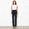 Good American Black Leggings With Inside Ankle Zip