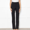 Good American Black Leggings With Inside Ankle Zip