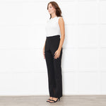 Good American Black Leggings With Inside Ankle Zip