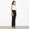 Good American Black Leggings With Inside Ankle Zip