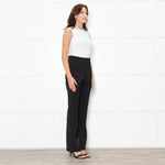 Good American Black Leggings With Inside Ankle Zip
