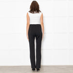 Good American Black Leggings With Inside Ankle Zip