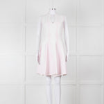 Antonino Valenti Pale Pink Knitted Fit and Flare Dress
