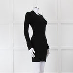 Wardrobe.NYC Black Rib Knit Mini Dress