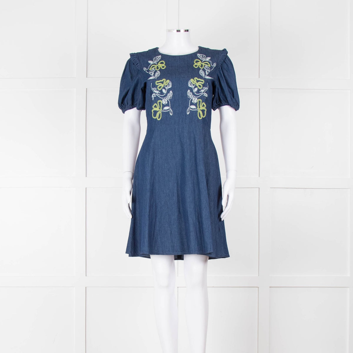Paul Smith Chambray Embroidered Dress