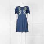 Paul Smith Chambray Embroidered Dress