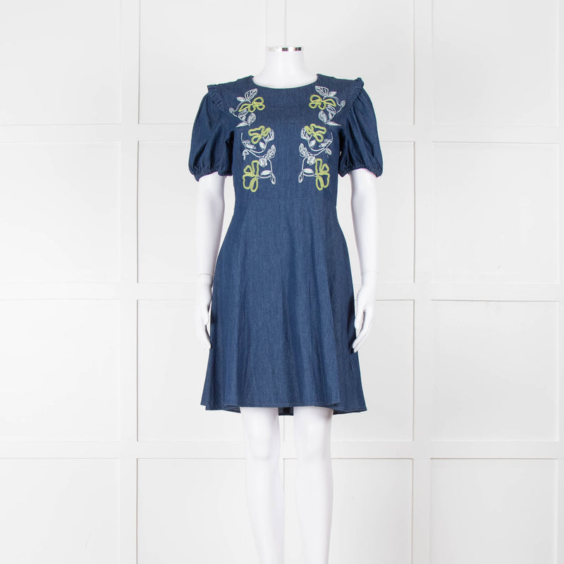 Paul Smith Chambray Embroidered Dress