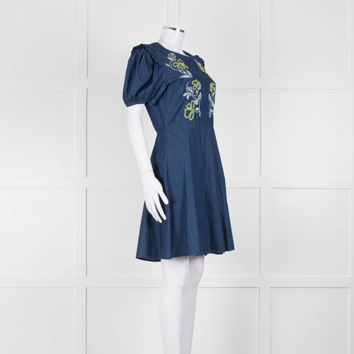 Paul Smith Chambray Embroidered Dress