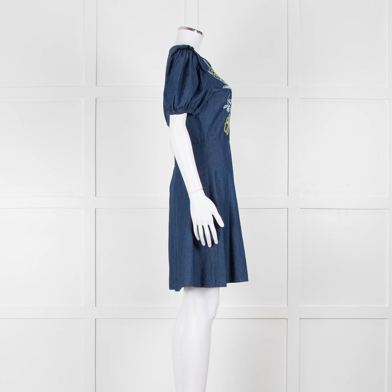 Paul Smith Chambray Embroidered Dress