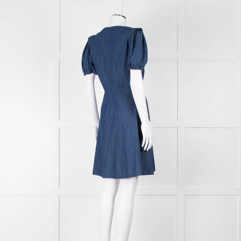 Paul Smith Chambray Embroidered Dress