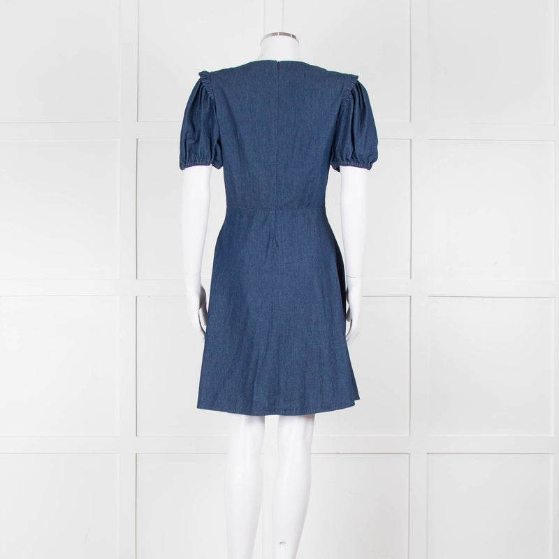 Paul Smith Chambray Embroidered Dress