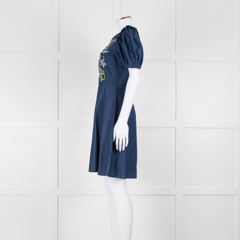 Paul Smith Chambray Embroidered Dress