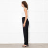 Toteme Black High Waisted Wool Mix Trousers