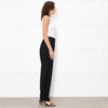 Toteme Black High Waisted Wool Mix Trousers