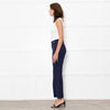 Escada Blue Flared Leg Trousers