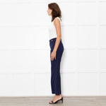 Escada Blue Flared Leg Trousers