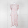 Faithfull The Brand Multicoloured Floral Dress With Short Puff Sleeves & Gathered Waist